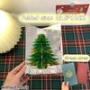 3D Pop Up Рождественская открытка с музыкой Счастливого Рождества Поздравительная открытка Рукописные благословения Пригласительные открытки Подарки на День благодарения