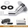 PTNHZ 24Mm/0.94" 316 Stainless Steel Thru Hull Exhaust Skin Part Of Air Diesel Heater For Diesel Parking Heaters For Boat Marine Car Truck (Angled)