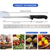 WXCOO Hand Forged Ham Knife Meat Slicing Stainless Steel Brisket Carving Knife Versatile Knife for Cooking Roasts Household