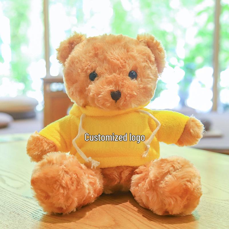 Teddy Bear Sweater Hug Plush Doll for Girls - Valentine's Day or Birthday Gift