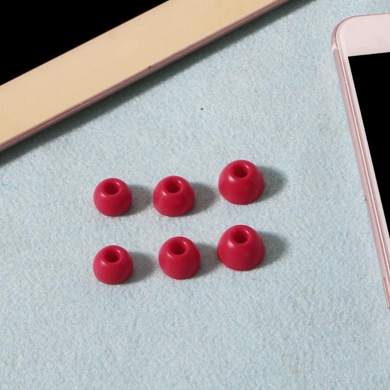 3 Pairs Silicone Eartips Ear Plug Earbuds Cover Replacement Anti-slip Eartips Protective Sleeve for Studio Buds/Fit Pro