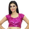 Ready-Made Stitched Blouse Designer Weaving Wedding Wear Crop- Top