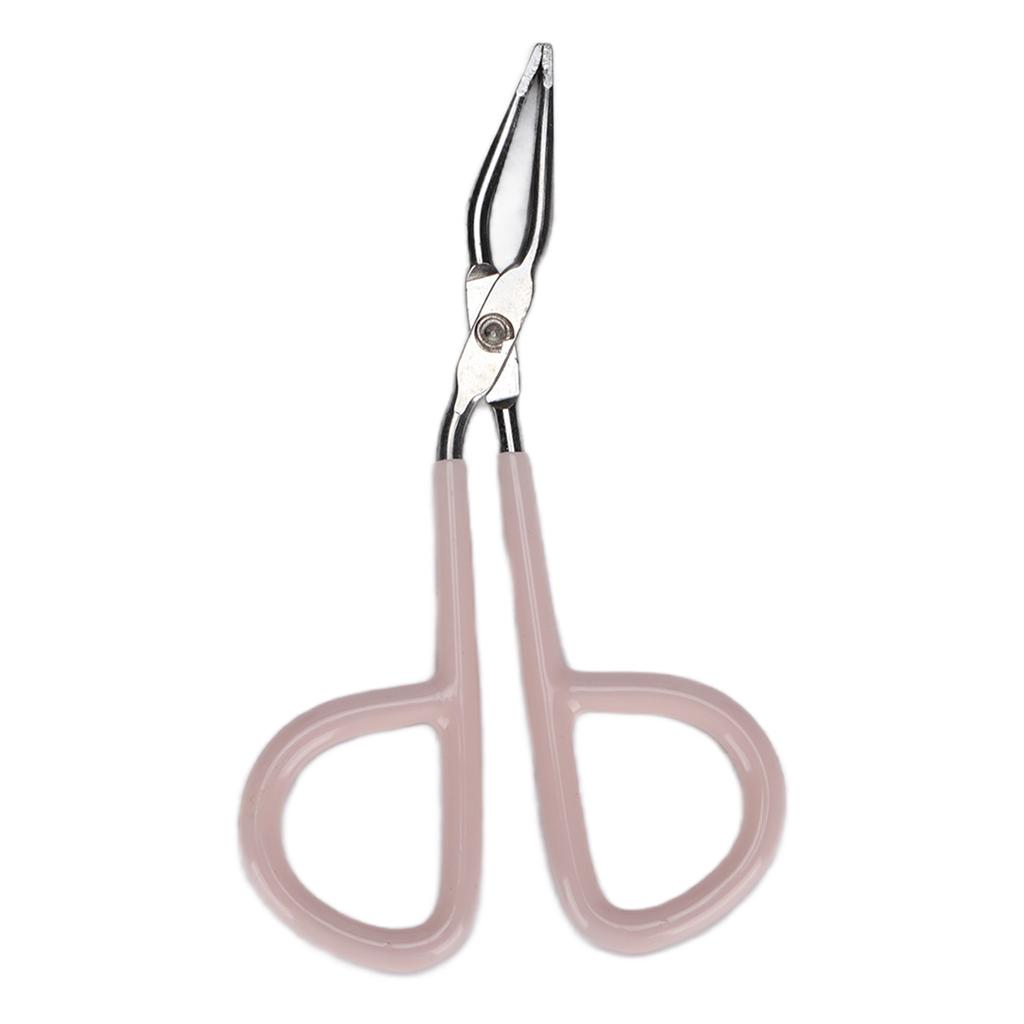 Y0309 Eyebrow Tweezers Stainless Steel Hair Removal Clip with Grinding Handle for Eyebrow Hair Beard