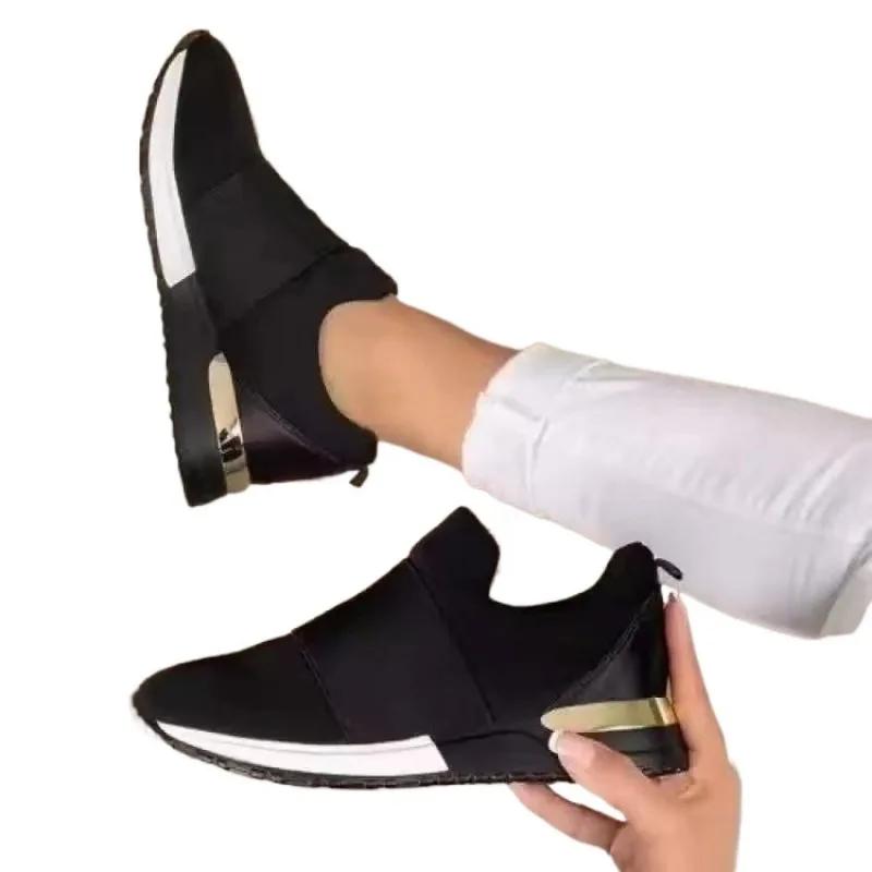 Модные сетчатые женские парусиновые туфли Дышащая женская повседневная обувь Удобная женская обувь на плоской подошве для вождения и ходьбы Zapatos Mujer