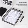 Deli 3-Tier Metal Mesh Desk File Organizer Tray, A4, Black
