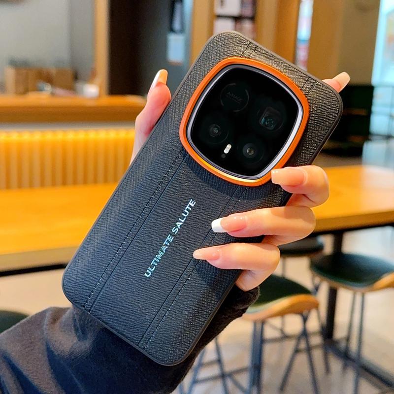 Роскошный Чехол Дизайн из Кожи с Текстурой Крокодила Для Honor Magic8 Magic7 RS и Magic 8 7 RS Тонкий Оранжевый Кольцо Камеры Ударопрочный Чехол