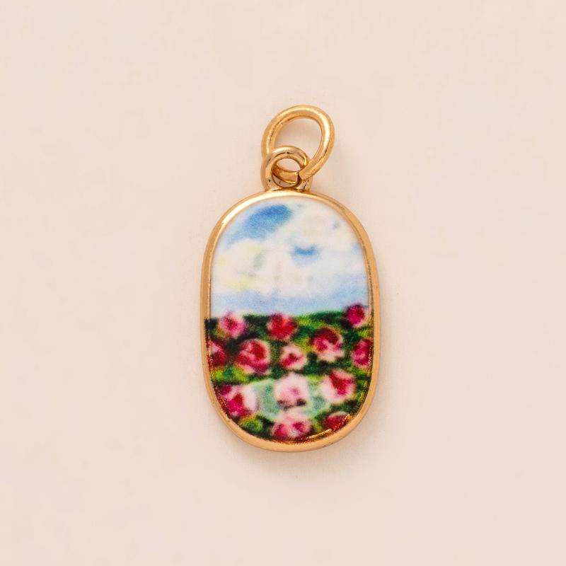 Красочный дофаминовый кулон с масляными каплями, милый кулон-шарм в виде клубничного краба, раковины сердца, для изготовления ювелирных изделий