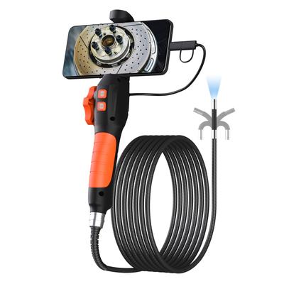 2MP 1080P 6 мм для ISO Android двухсторонний шарнирный рулевой механизм промышленный эндоскоп бороскоп инспекционный отоскоп камера микроскоп