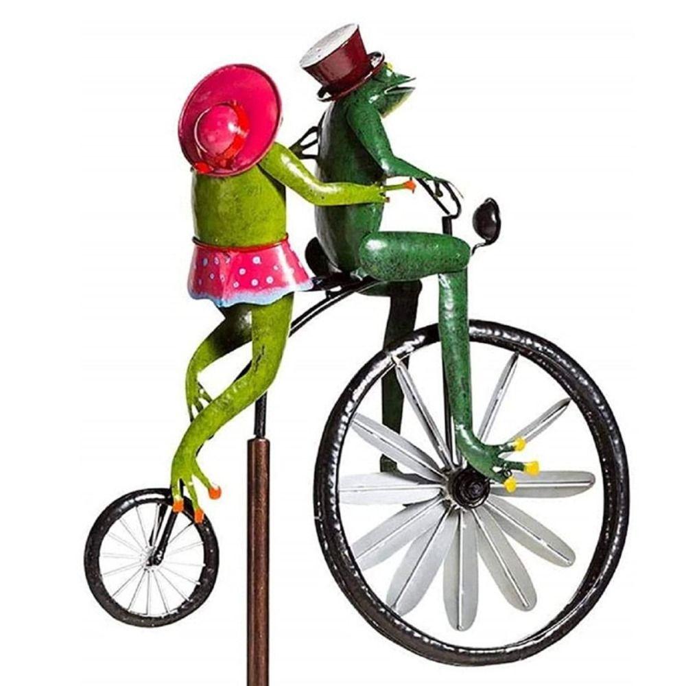 DIY Animal Motorcycle Windmill Metal Home Garden Decor Vintage Bicycle Wind Spinner