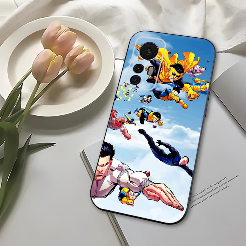 Крутой I-InvincibleS Комический Чехол для Телефона Для Xiaomi 11 Redmi Note 11 5G 8T 9A 9 10T Note8Pro Note9 12SUltra Черный Чехол