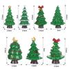 Doll House Fairy Garden Home Decor Xmas Tree Figurines Miniature Plant Christmas Decorations