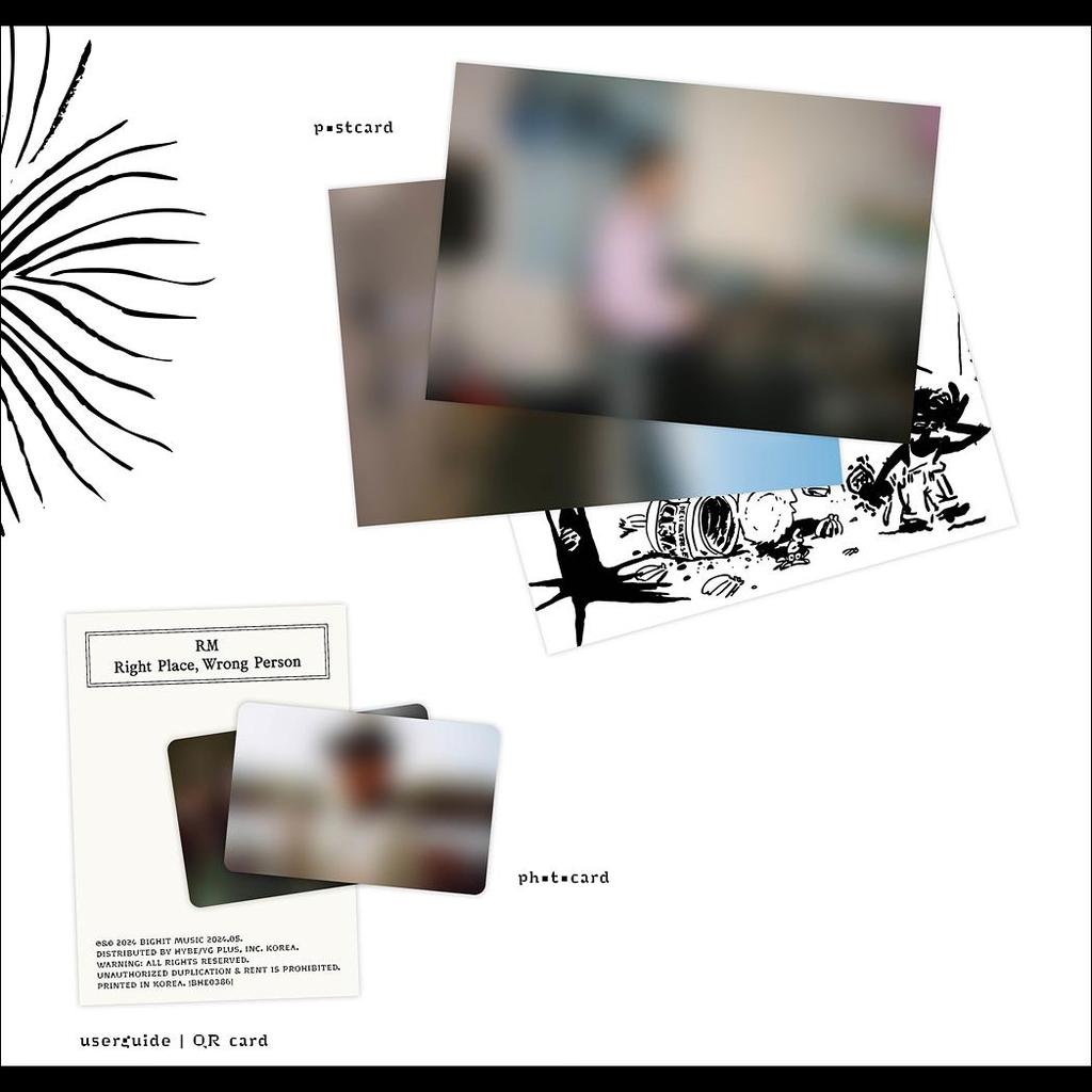 RM(БТС) В нужном месте, не тот человек (Альбомы Weverse вер.)