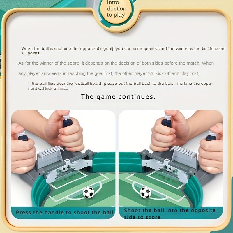 Necessary For Family Gatherings, Kid's Table Football Two-player Battle Table, Educational Board Game Football Two-player Game, Two-person Toy Gift