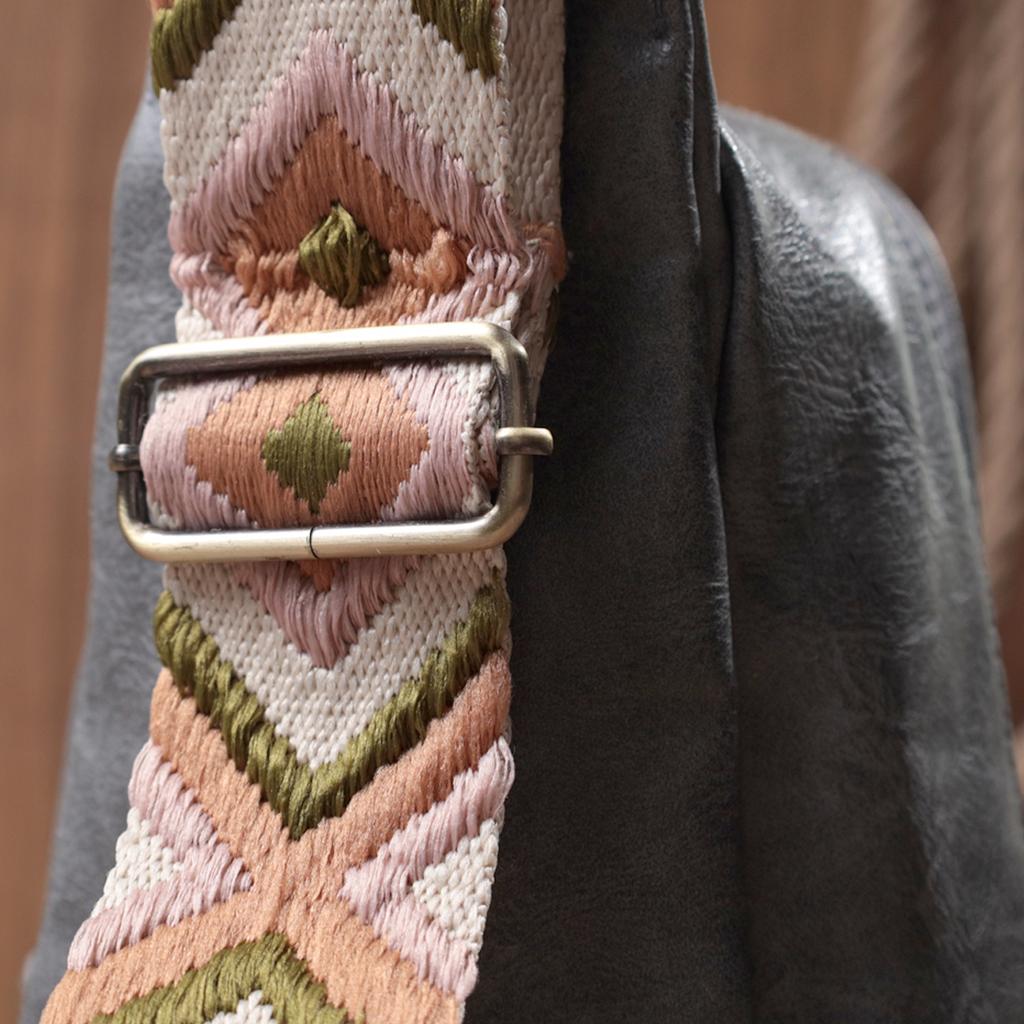 Модная сумка через плечо в модном цвете из экокожи VINTAGE Bag 22792 Серый