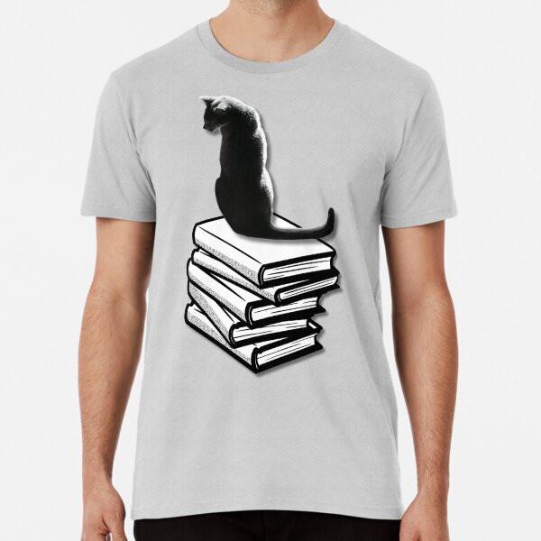 Cat and books gifts for cat and book loverTShirt S5XL Best TShirt Unisex T-Shirt