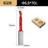 New 2 Flute Drill Bits Left/Right Carbide Row Drill 10mm Shank Router Bits Wood Alloy