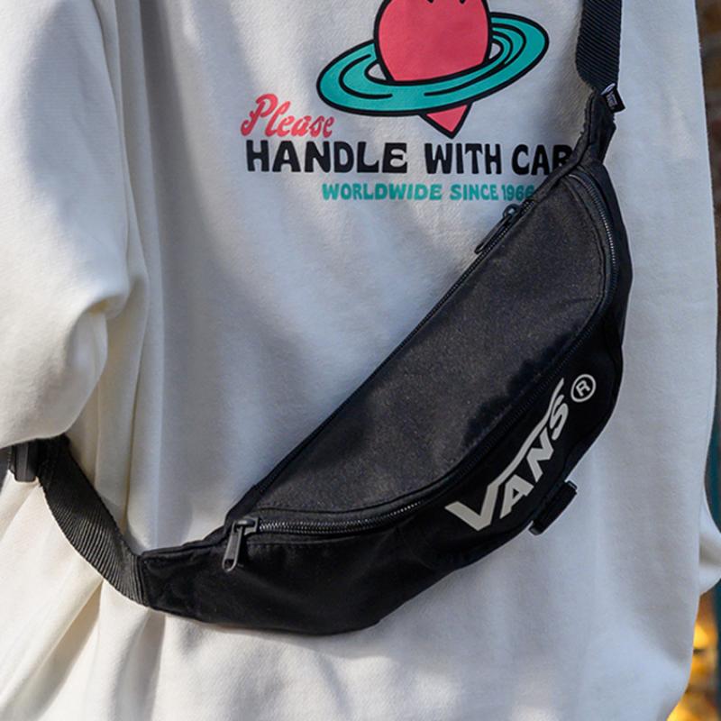 Vans Полиэстеровая поясная сумка обычная унисекс черная Vans VN0008YYBLK