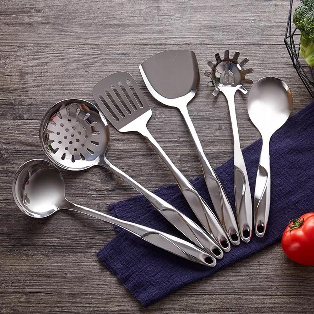 Handle Soup Spoon Spaghetti Shovel Turner Kitchen Utensils Cookware Pasta Server Kitchenware