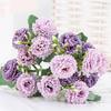 Lifelike Lilac Simulation Bouquet Realistic Non-fading Easy To Care Home Decoration Versatile Artificial Flower Bouquet