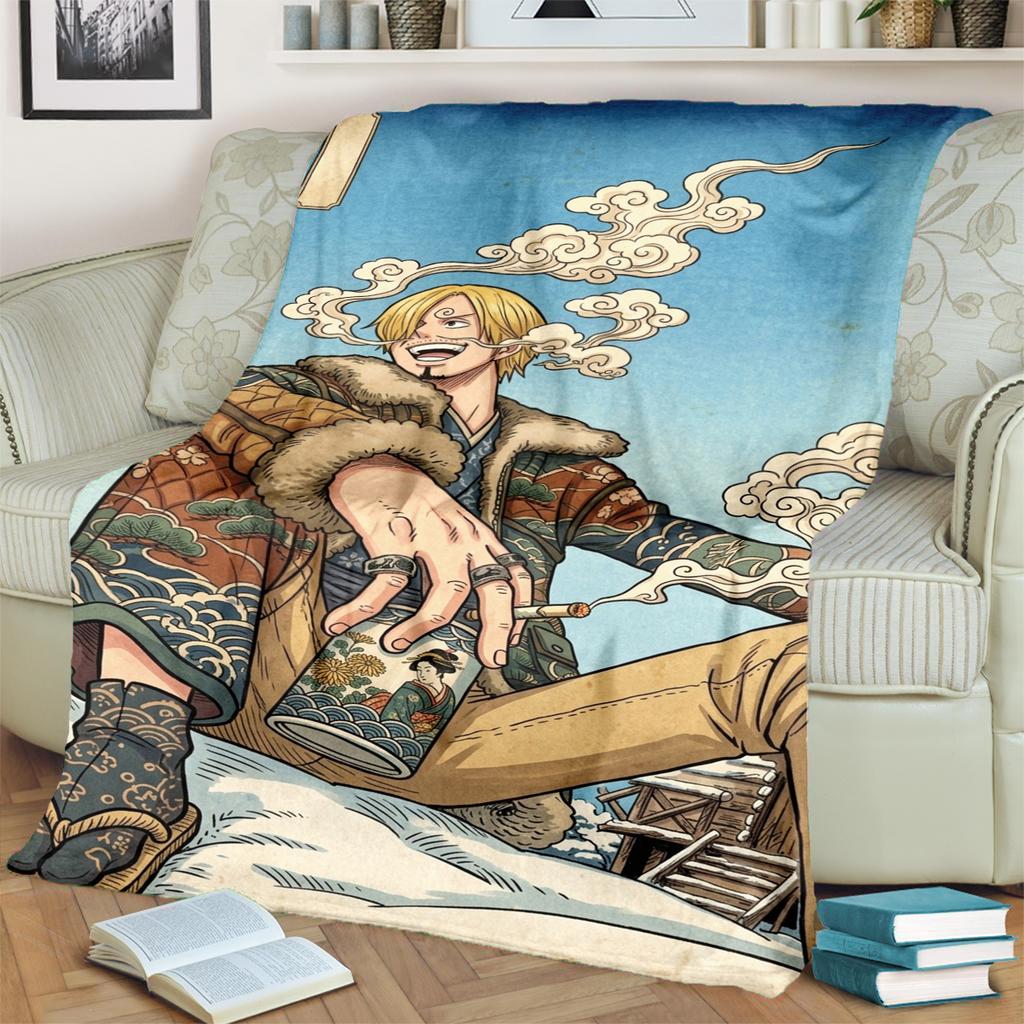 "ONE PIECE" Warm Soft Blanket for Bedroom, Sofa, Chair, Outdoor and Travel