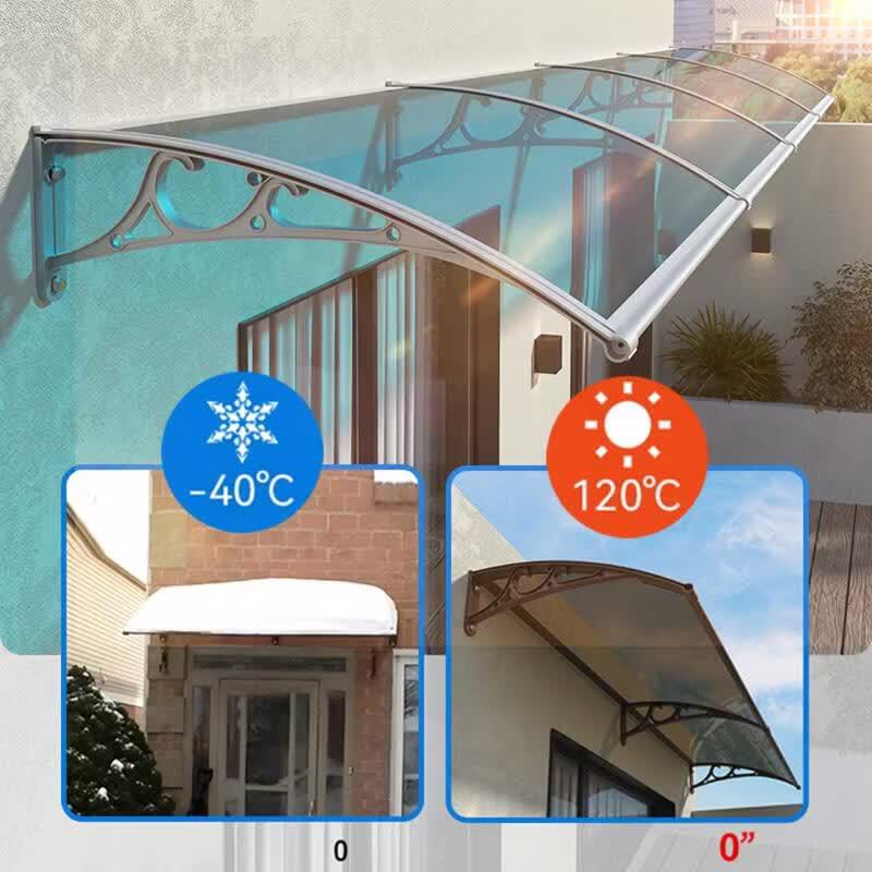 Outdoor Aluminum Polycarbonate Rain Shelter