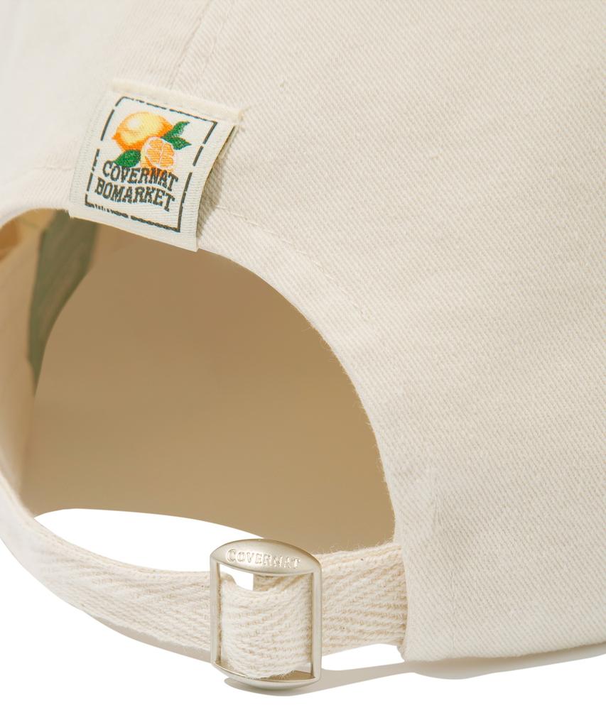 COVERNAT WOMAN Covernat X Bomarket Кепка с вышивкой Point Ball Cap Цвет: Слоновая кость