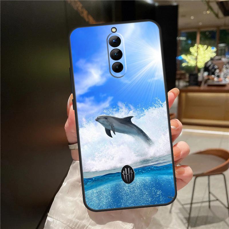 Чехол с животным дельфином для ZTE Nubia Red Magic 8 8S 9 9S 10 10S 11 Pro Plus 6 7 6S 7S Для RedMagic 10 Air Чехол