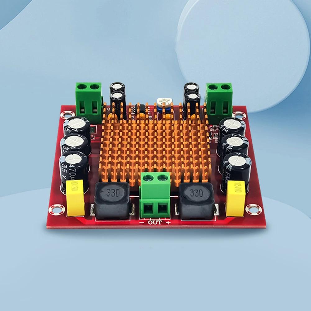 XH-M544 Плата усилителя мощности 150 Вт Высокомощный TPA3116DA Цифровой модуль платы усилителя мощности DC 12-26 В Радиатор для домашнего кинотеатра
