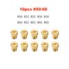 10pcs and 12pcs Main Jet M5 For Dellorto SHA SHB UA UB PHBG  VHB-CS VHBT-CS #30-135 PHBG CarburadorJet Kits Carburetor Gicleur