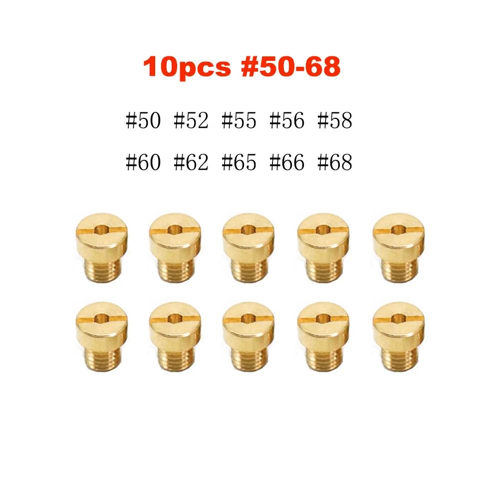 10pcs and 12pcs Main Jet M5 For Dellorto SHA SHB UA UB PHBG VHB-CS VHBT-CS #30-135 PHBG CarburadorJet Kits Carburetor Gicleur