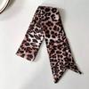 Decoration Slender Scarf Leopard Print Neck Scarf Fashion Decor Ribbon Scarf  Bag Decoration