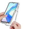 Гибридный противоударный чехол 3 в 1 для Honor X7B 6,8 дюйма Жесткая пластиковая рамка Прозрачная задняя крышка из ТПУ Coque Fundas