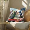 S-SAKAMOTO Anime Pillow Case Fashion Square Pillowcase Bedroom Sofa Room Ins Decoration Leisure