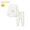 Balabala Girls' Breathable Thermal Underwear Set