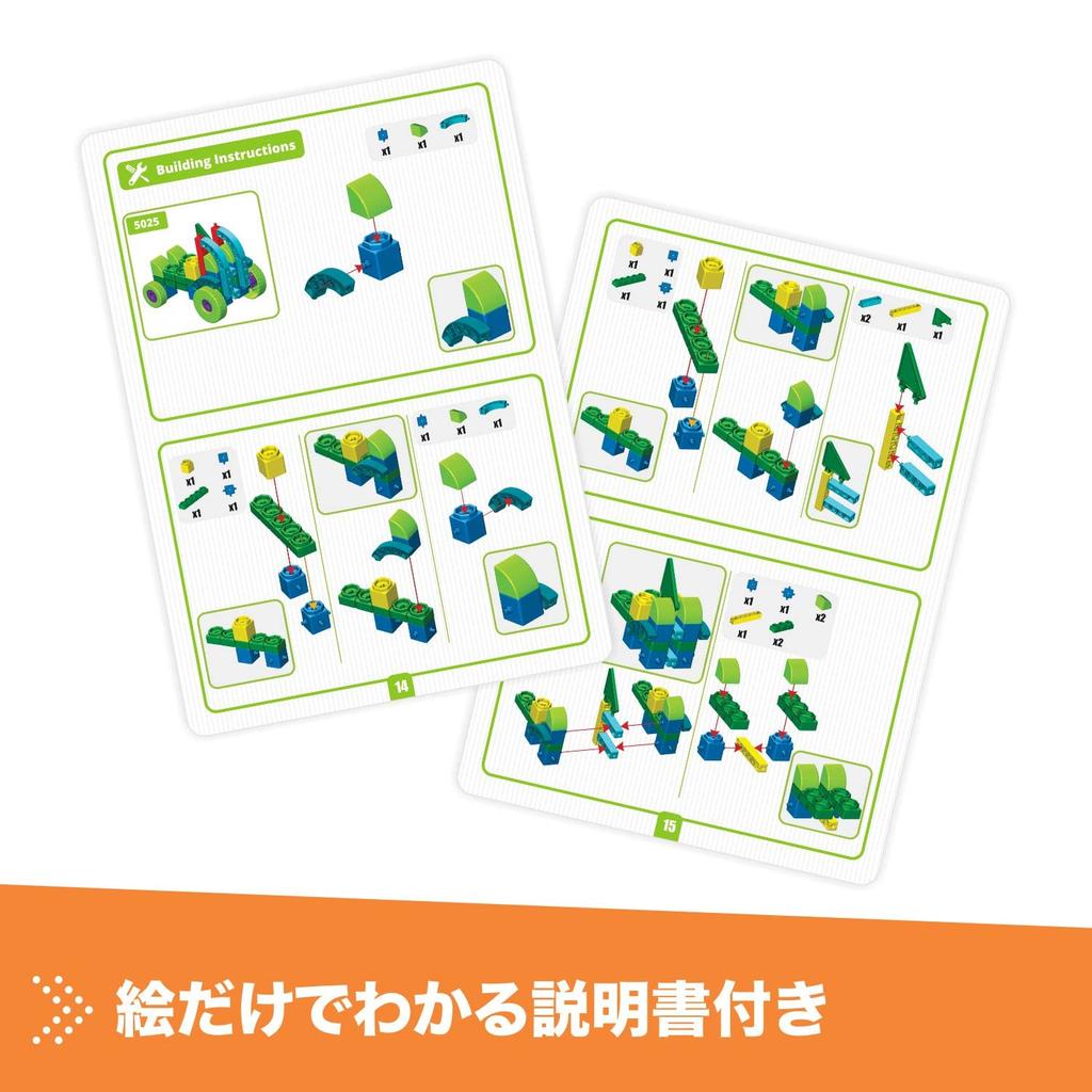 Инженерные блоки Engino Создаем и рассказываем о транспортных средствах Игрушки для сборки Развивающие игрушки Возрастные категории Игрушки STEAM Постройте 5 транспортных средств STEAMlabs Junior Series учитесь! 3+