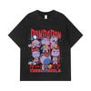 275 GSM Washed T-shirts 100% Cotton Dandadan V30 Turbo Granny Print Unisex Heavy Cotton T Shirt