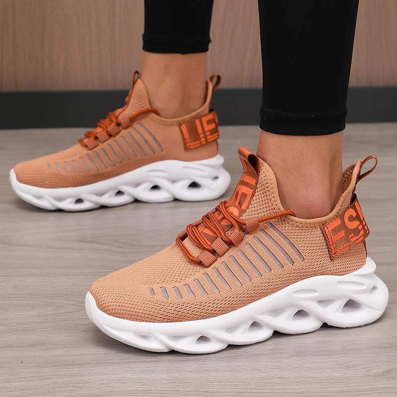Women's Trendy Mesh Shoes Trendy Multi Design Lightweight Comfortable Breathable Non Slip Sole Outdoor Walking Sports Shoes