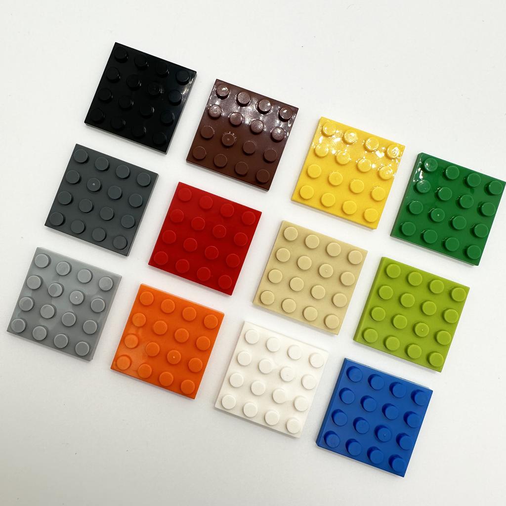 Нетоксичные 200 шт. Тонкие строительные блоки Moc 3031 Пластины 4x4 Точки Образовательные Классические Креативные Размер Совместимый с 3031 Игрушки Для Детей