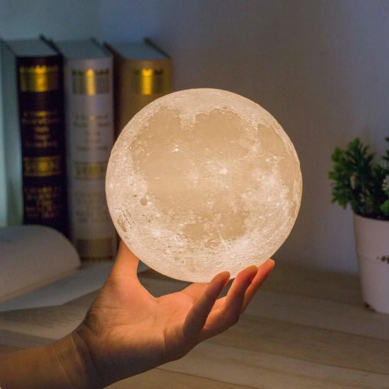 Световая книга LED Лунный свет Галактический свет, Ночник-луна, Подарок на день рождения для девочки, мальчика, ребенка, Декор спальни, Внутреннее освещение