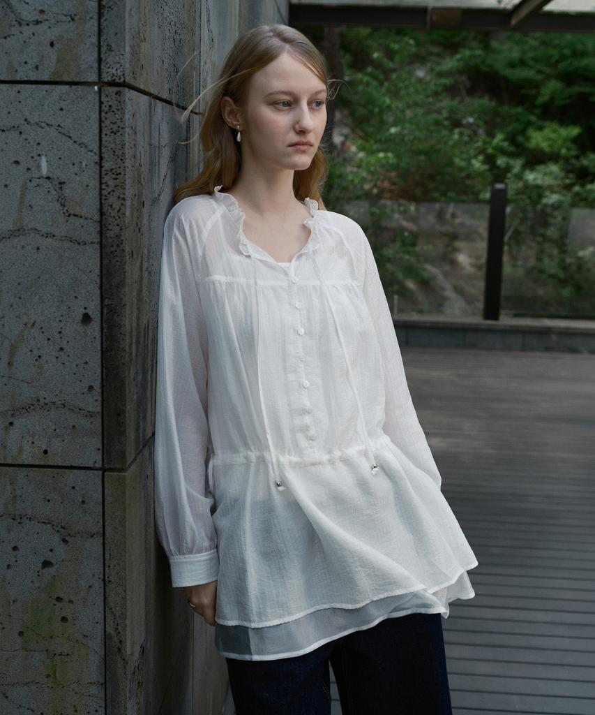 JUCYJUDY Frill Long Blouse J1Bl621B