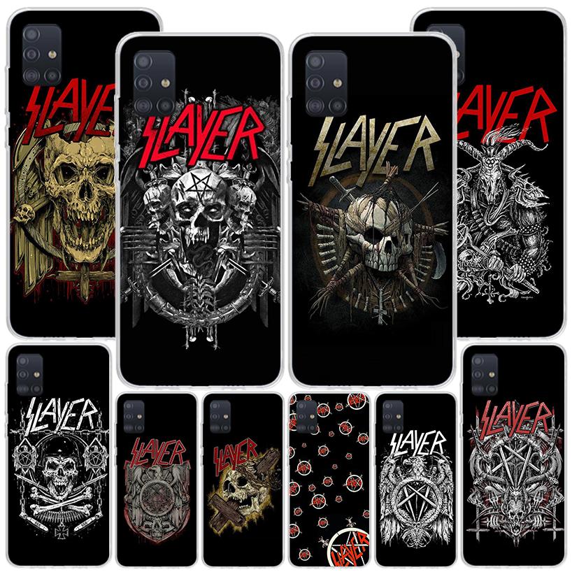 Чехол для телефона Slayer Heavy Metal Rock Band для Samsung Galaxy A52 A32 A22 A12 A51 A31 A50S A30S A20S A10S Note 20 Ultra 10 Plus S10