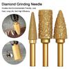 Jade Carving Grinding Head Graphite Rod Polished Diamond Grinding Needle Diamond Grinding Burr