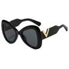  Fashion Big Frame Cat's Eye Butterfly Women Sunglasses Luxury Designer Men Sunglass Outdoor Travel Eyewear Female UV400