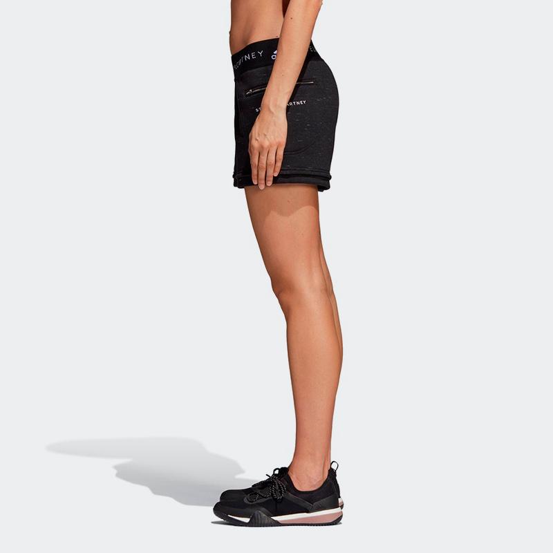 Adidas Smc Ess Knit Shorts Running Training Sports Breathable Women Shorts Black CZ2293