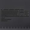 Клавишный колпачок XVX 118 PBT, индивидуальный низкопрофильный колпачок, совместимый с клавиатурами универсального типа 100%, 75%, 65%, 60% (черный)