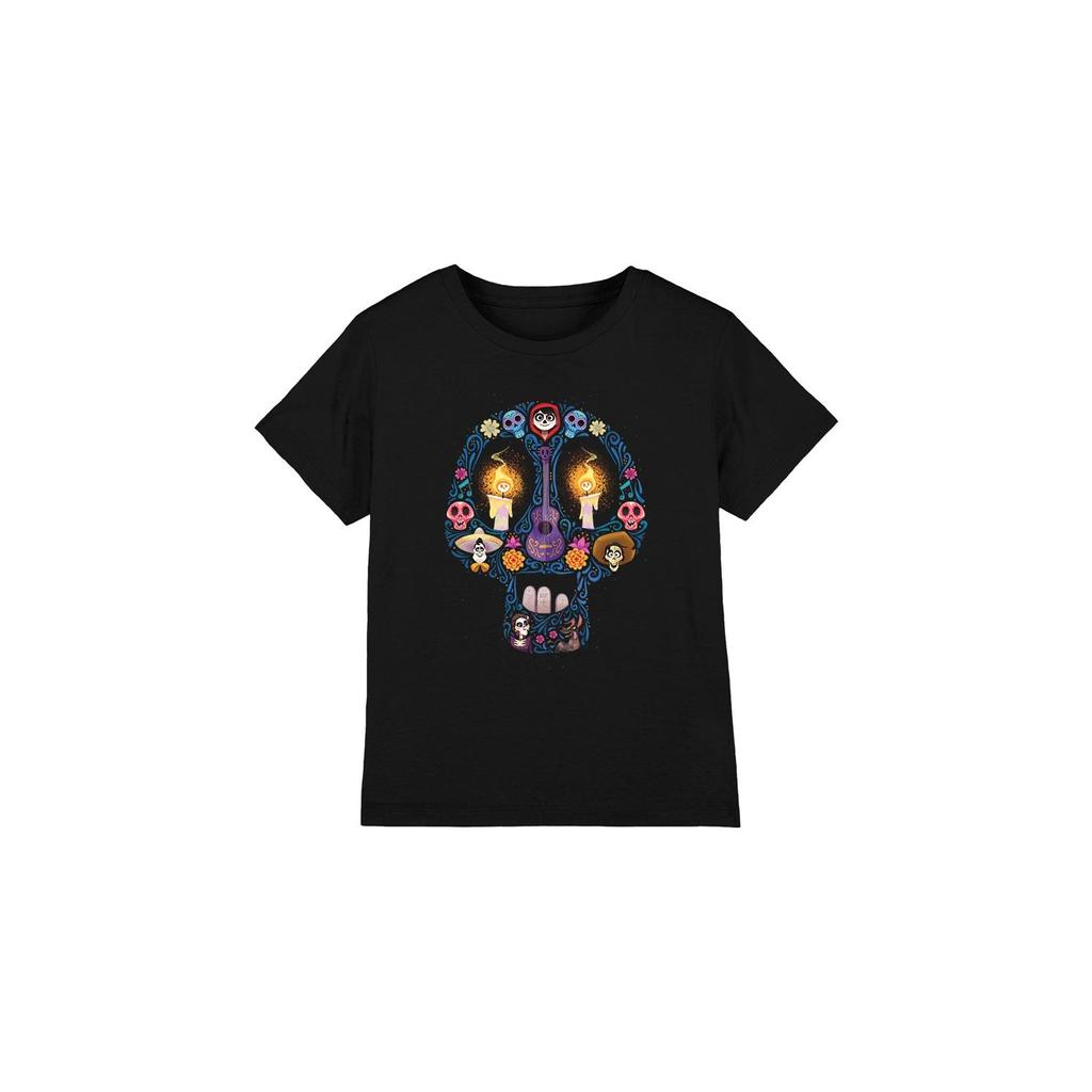 Coco Childrens/Kids Day Of The Dead Ernesto Miguel Hector Skull T-Shirt