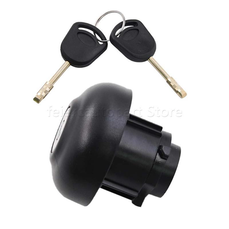 For Ford Transit Mk7 Anti Theft Diesel Fuel Tank Filler Cap Cover Lock With 2 Keys Kit 2006 - 2018 1715043 9C119K163AA