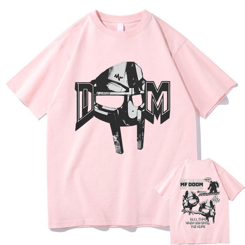 Rapper Mf Doom Doomsday Graphic Print Tshirt Men Women Hip Hop Casual Oversized Tops Tees Male Cotton Short Sleeve Mens T Shirt