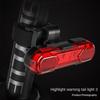 Bike Taillight Waterproof Riding Rear Light Led USB Chargeable Mountain Bike Cycling Light Tail-lamp Bicycle Warning Light