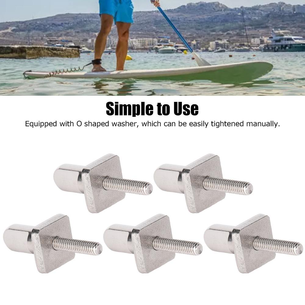 5pcs Repair Kit Fin Screw Set No Tool Design Paddle Board Fin Screw SUP Fin Screw For Longboard